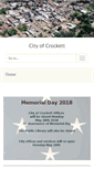 Mobile Screenshot of crocketttexas.org