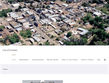 Tablet Screenshot of crocketttexas.org